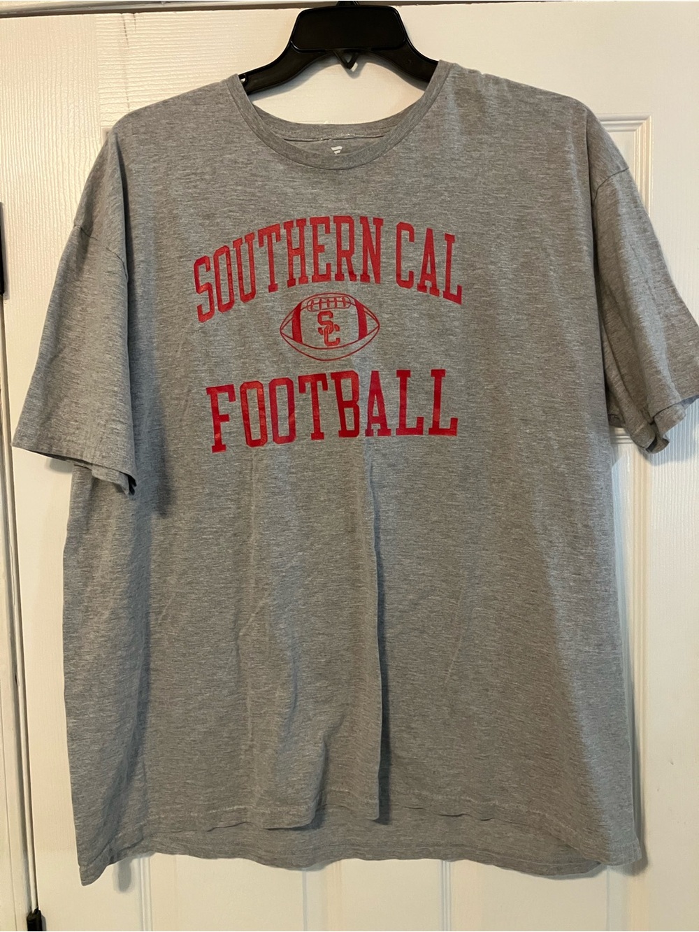 USC Trojans Shirt Gray NCAA Football Southern Cal Fanatics Shirt Mens Size 3XL